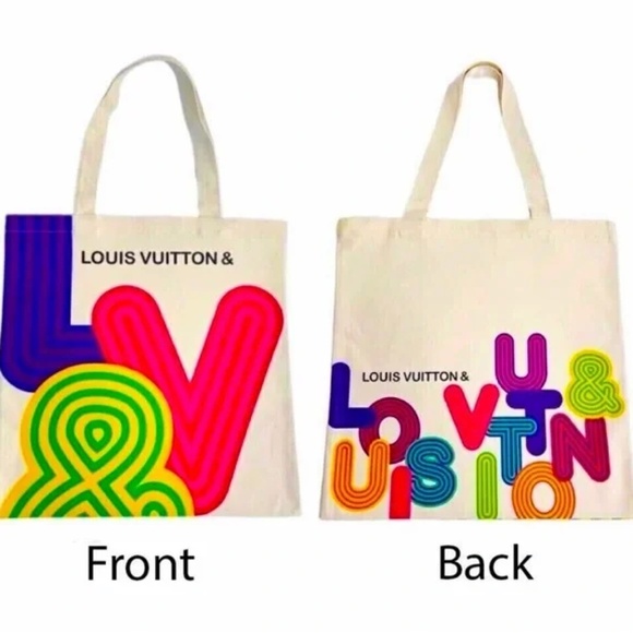 LOUIS VUITTON ✨LIMITED EDITION✨ Canvas Eco Tote Bag Shenzhen Exhibition - Picture 1 of 9